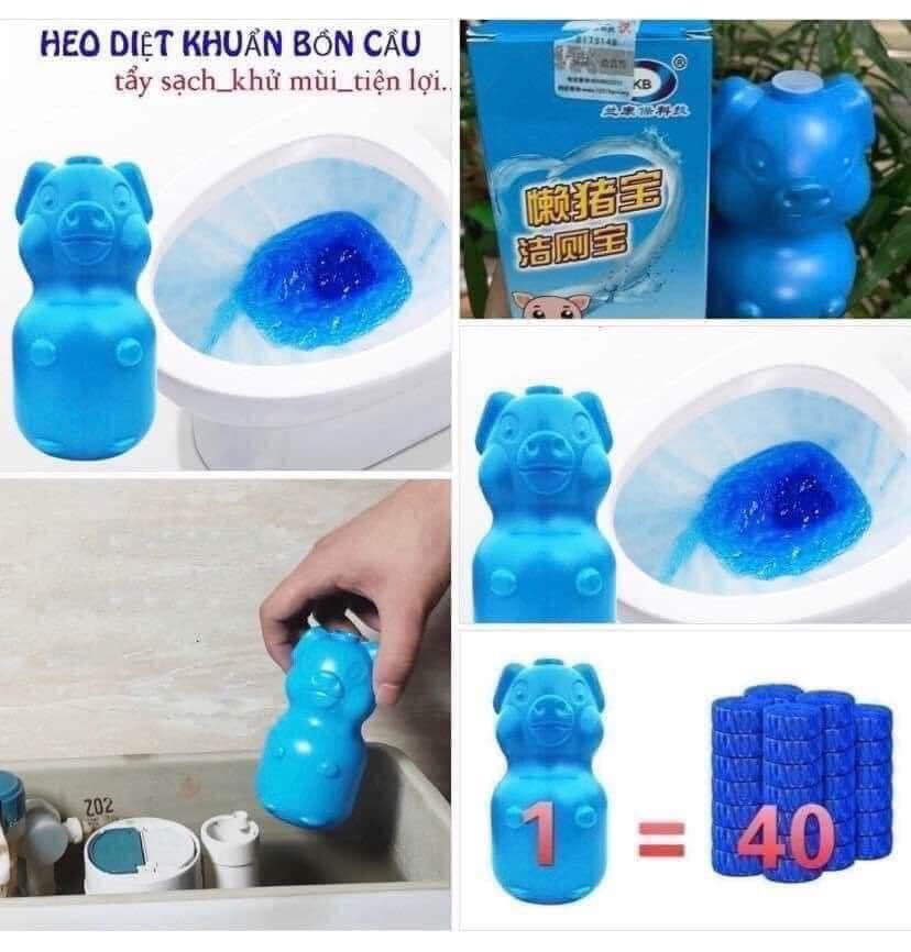 Thả Bồn Cầu Hình Con Heo Tiện Lợi | Thả Bồn Cầu Con Lợn
