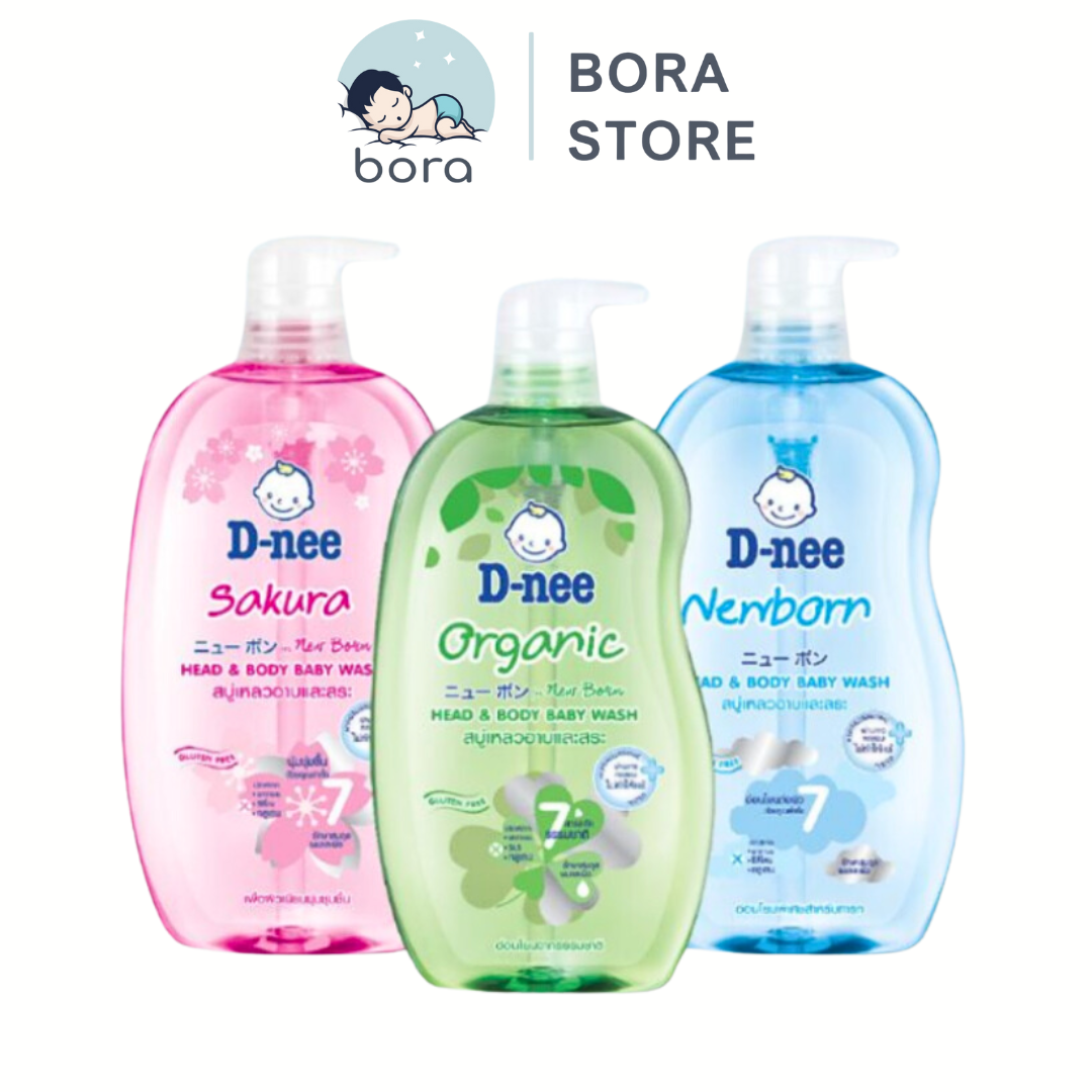 Sữa tắm gội Dnee 380ml, tắm gội toàn thân cho bé Dnee Organic chính hãng, an toàn, dịu nhẹ