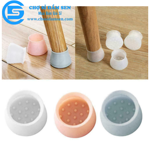 Vỏ bọc chân bàn ghế silicon , miếng silicon dày bọc chân bàn ghế chống trượt an toàn