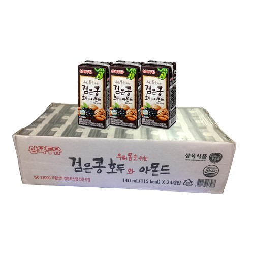 Thùng 24 hộp Sữa Óc Chó Hạnh Nhân Hàn Quốc 190ml/hộp