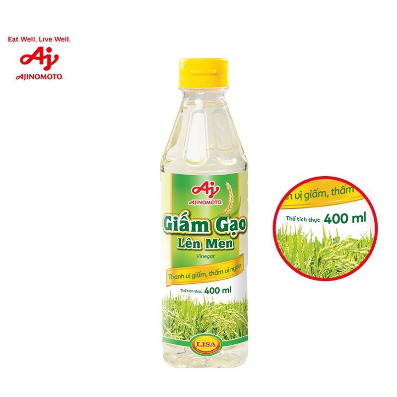 Giấm gạo lên men Ajinomoto chai