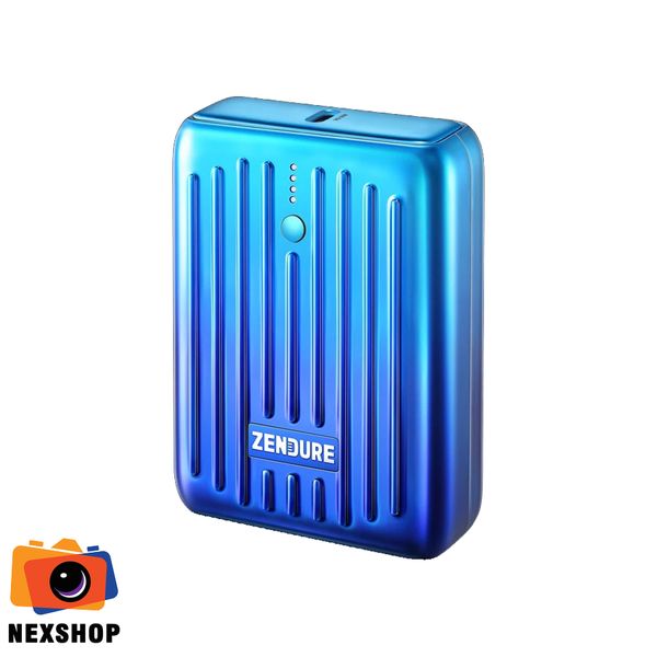 Pin dự phòng siêu nhỏ 10.000mAh typeC ZENDURE ZDSM10PD-OB - Màu xanh dương - Bảo hành 24 tháng
