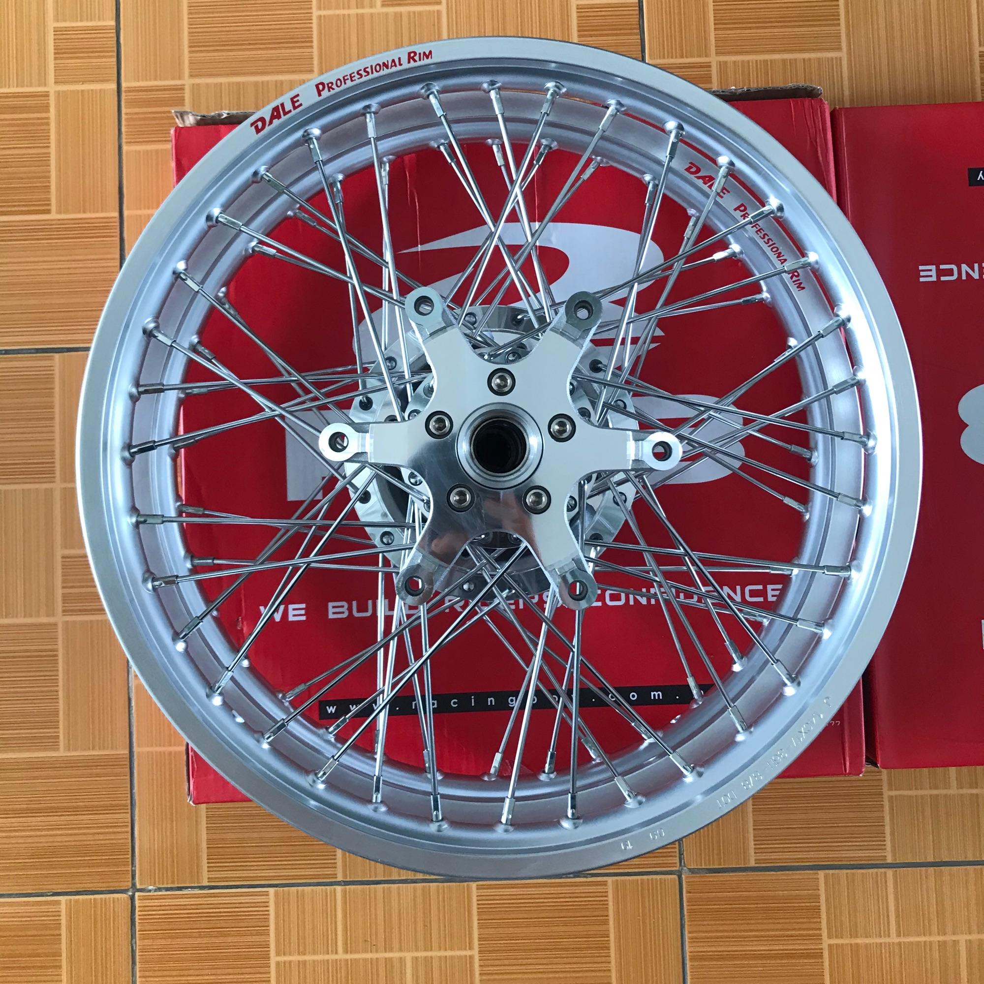 [HCM]Bộ bánh winner đùm mạ crom. Căm osaka crom. Niềng nhôm DALE Thái Gắn Như Zin Nha Ae