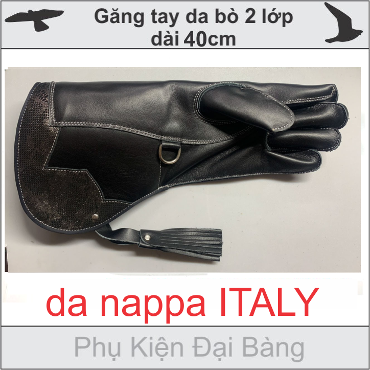 Găng tay da bò nuôi chim đại bàng ưng