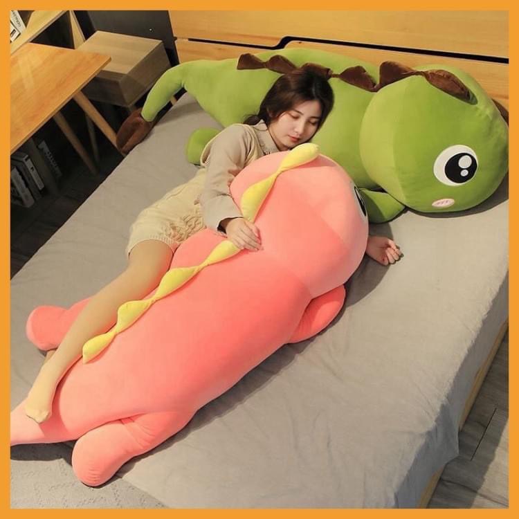 Gấu bông gối ôm khủng long dễ thương size