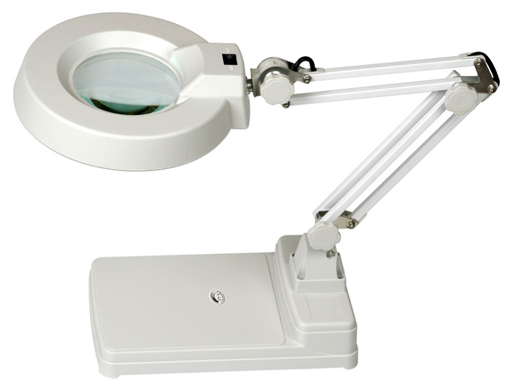 Kính lúp công nghiệp để bàn có đèn LT-86C