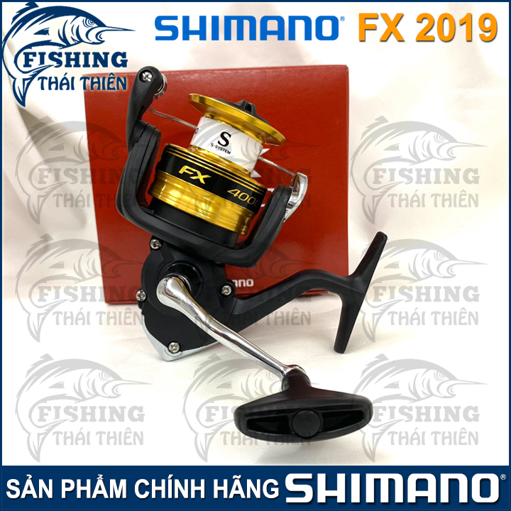  Máy Câu Cá Shimano FX 2500  C3000  4000 Dòng Mới 2019 