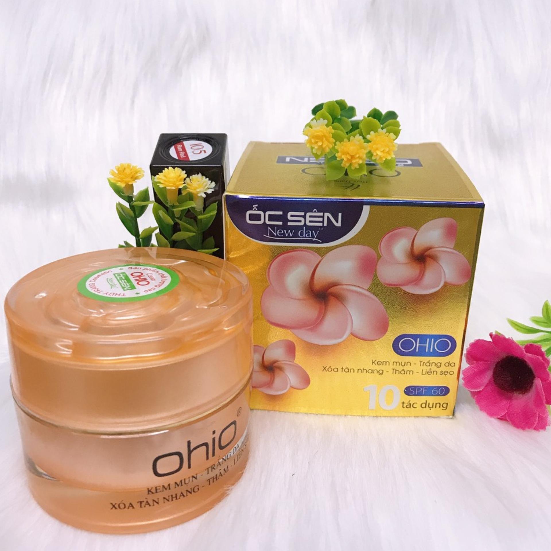 Kem mụn cao cấp 10 tác dụng ohio ốc sên new day