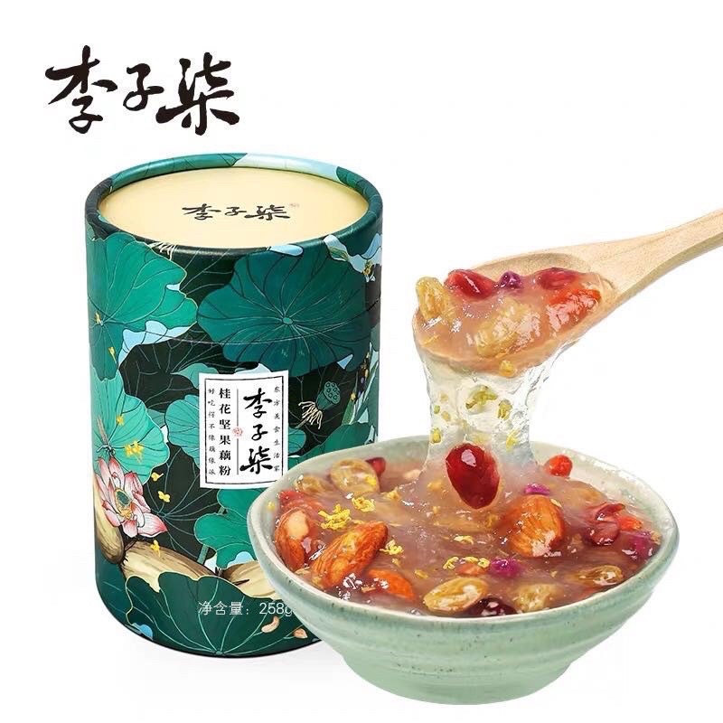 Bột củ sen quế hoa hạnh nhân lý tử thất hàng cao cấp - ăn vặt 492