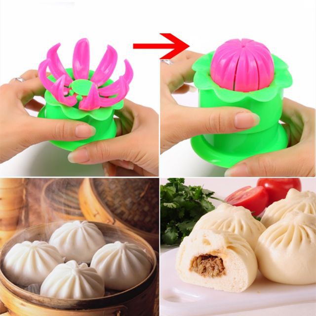 Khuôn bánh bao hình hoa sen - Khuôn làm bánh - Đồ dùng nhà bếp tiện dụng