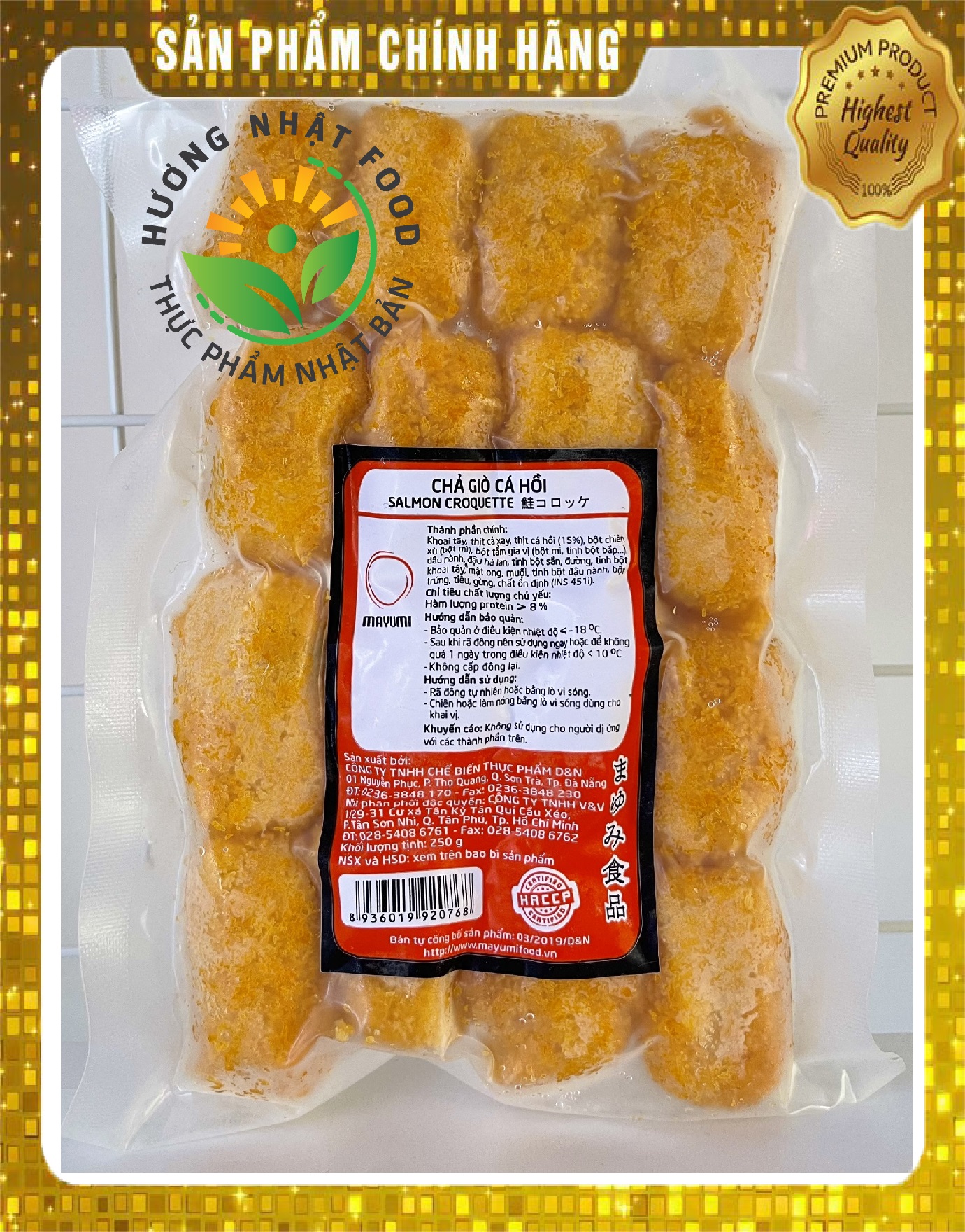 🌸 hàng chất lượng - uy tín 🌸 chả giò cá hồi 250g