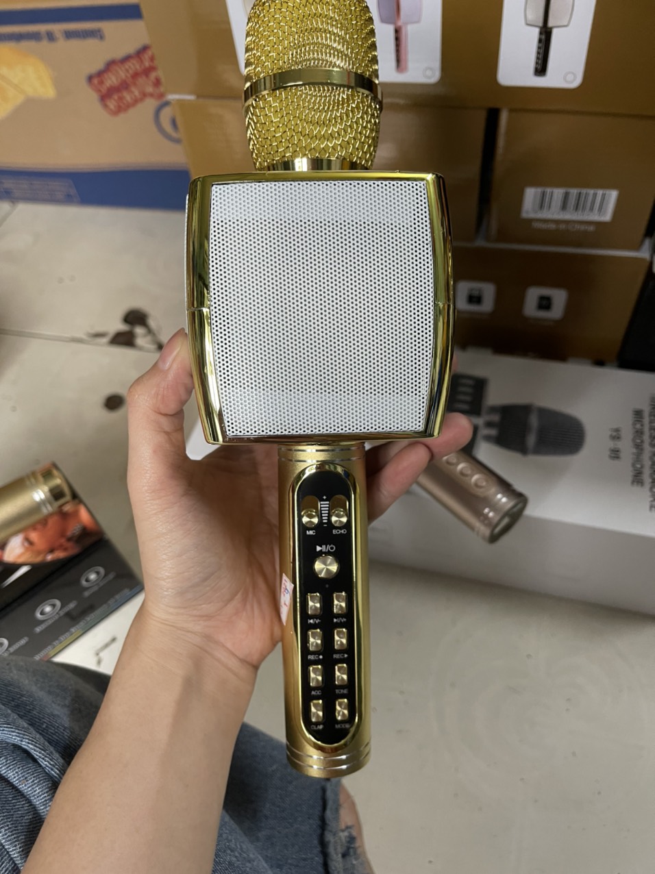 Micro bluetooth YS 91, 2 loa cao cấp