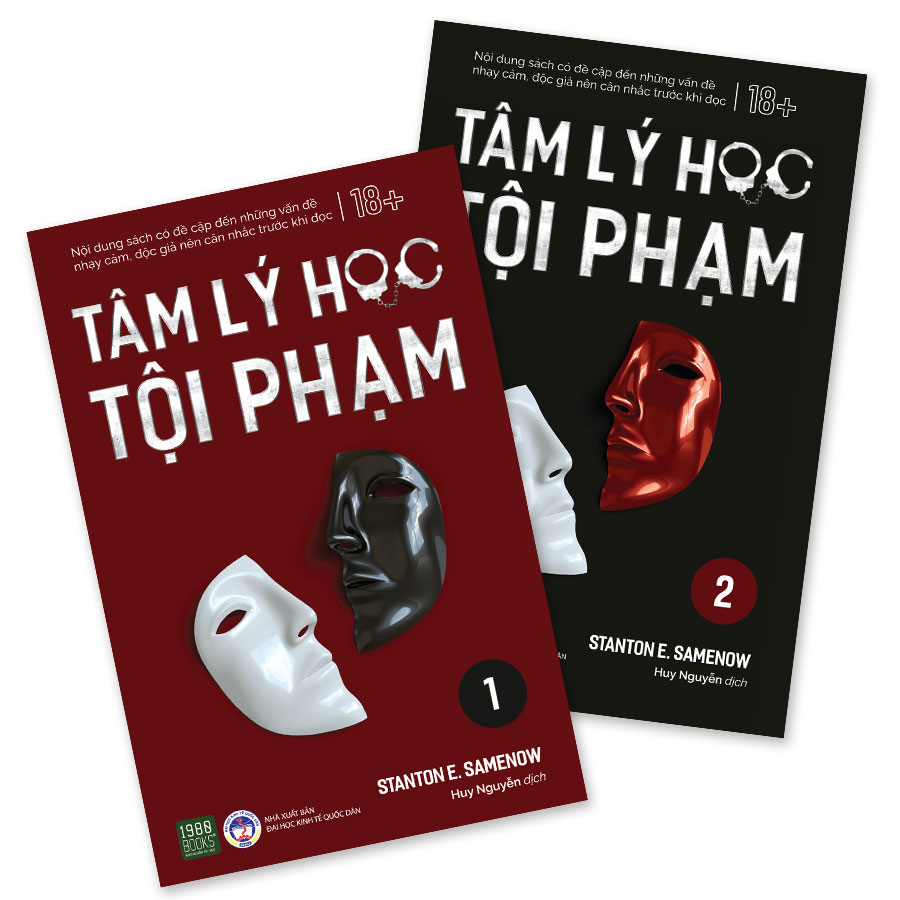 Sách - tâm lý học tội phạm - bộ 2 tập + tặng bookmark