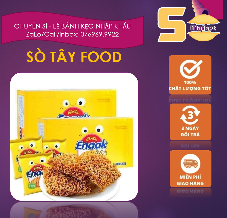 Mì enaak sẵn thùng 24 gói