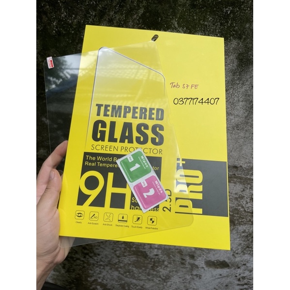 Kính cường lực 9H cho Samsung Galaxy Tab S7 FE , Tab s7, Tab S7 Plus chống vỡ bảo vệ màn hình trong suốt