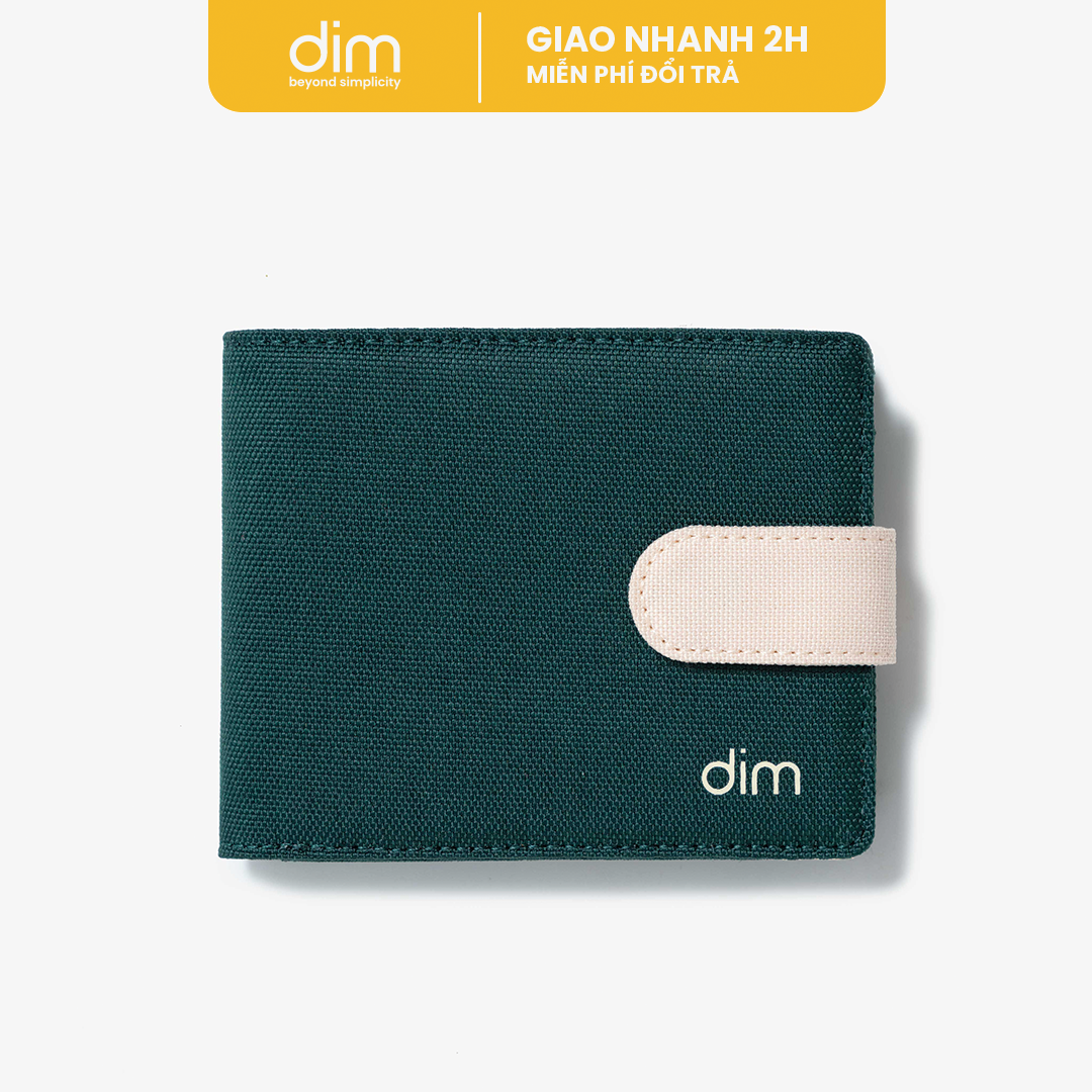 Ví vải unisex dim june wallet ngang - 5 màu