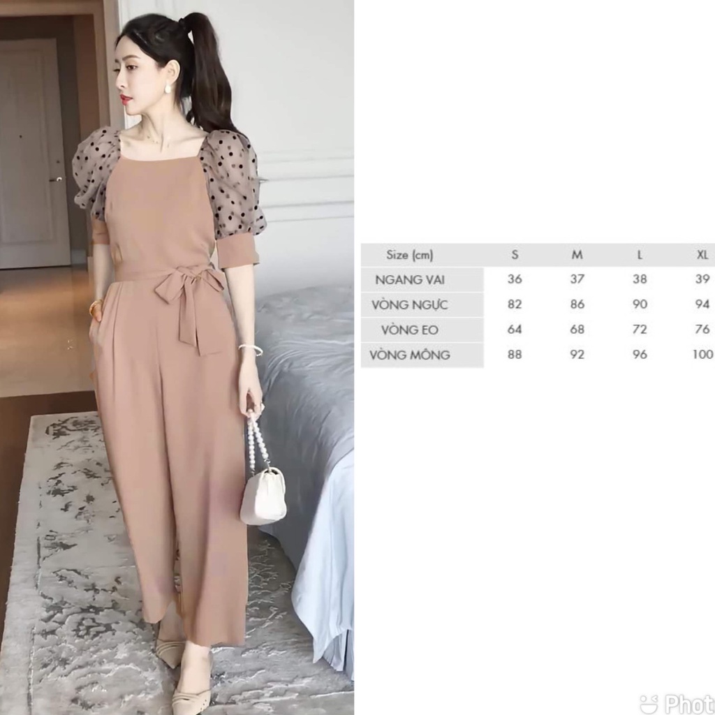 Set jumsuit sang chảnh dự tiệc, jum ống rộng dự tiệc, dạo phố cực sang