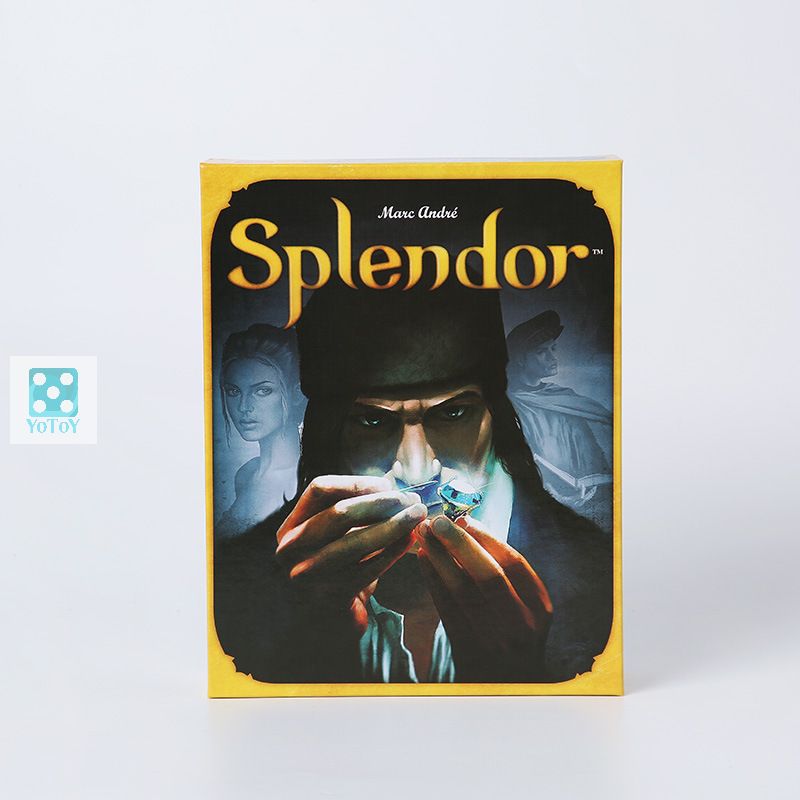 Splendor Boardgame-Trò chơi thu thập đá quý Chíp nhựa+Bản đẹp tiếng Anh