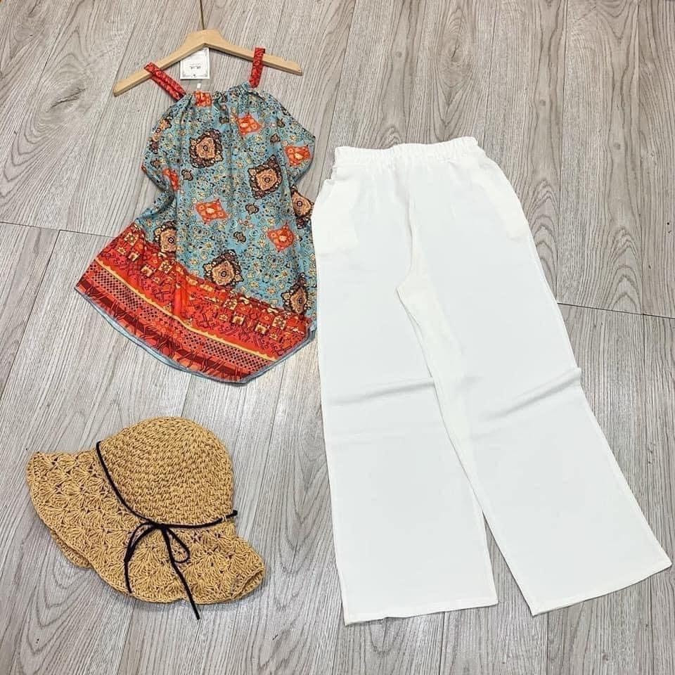 Sét bộ đi biểnbộ thổ cẩm đi biển-hàng loại 1 bu fashion shop