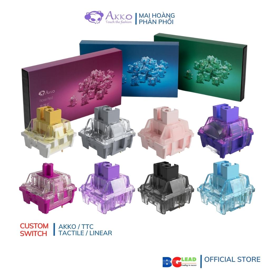 Switch thay nóng cho bàn phím cơ AKKO CS switch| AKKO  & TTC switch  - Hàng Mai Hoàng