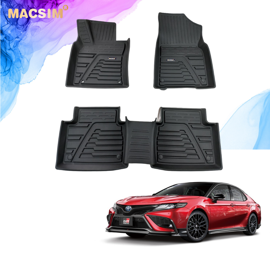 Car Floor Mats for Toyota New Camry 2018 - 2022+ Brand Macsim, High-Quality Molded Tpe Plastic Material - Black Giá 3,800,000 Đồng*Miễn phí vận chuyển
