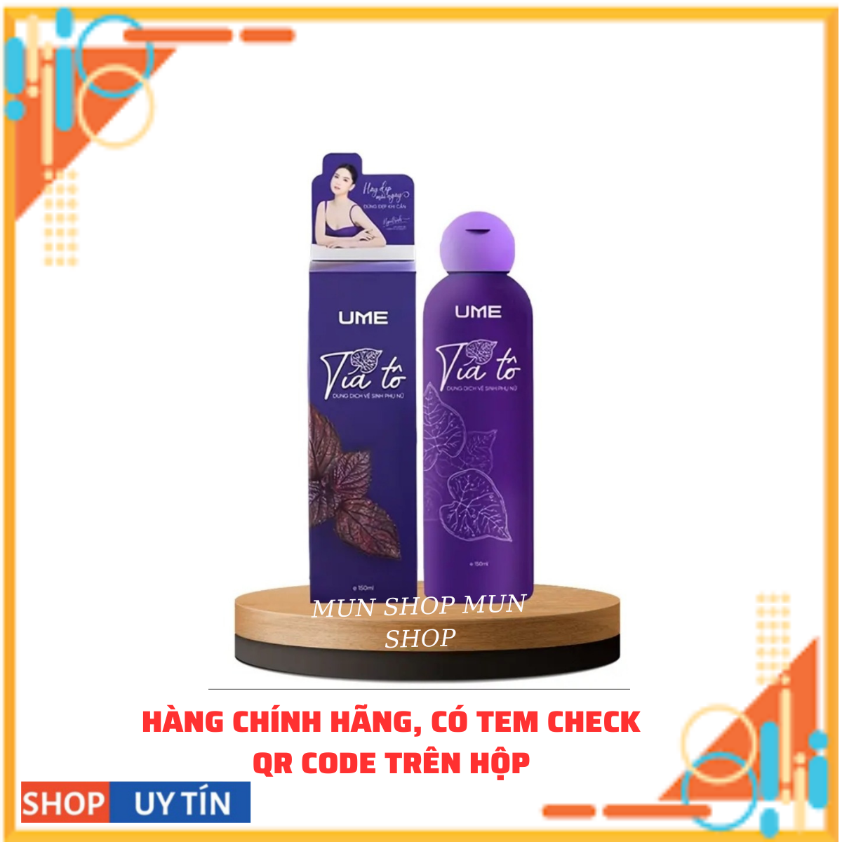 Dung Dịch Vệ Sinh Tía Tô UME Ngọc Trinh Chính Hãng