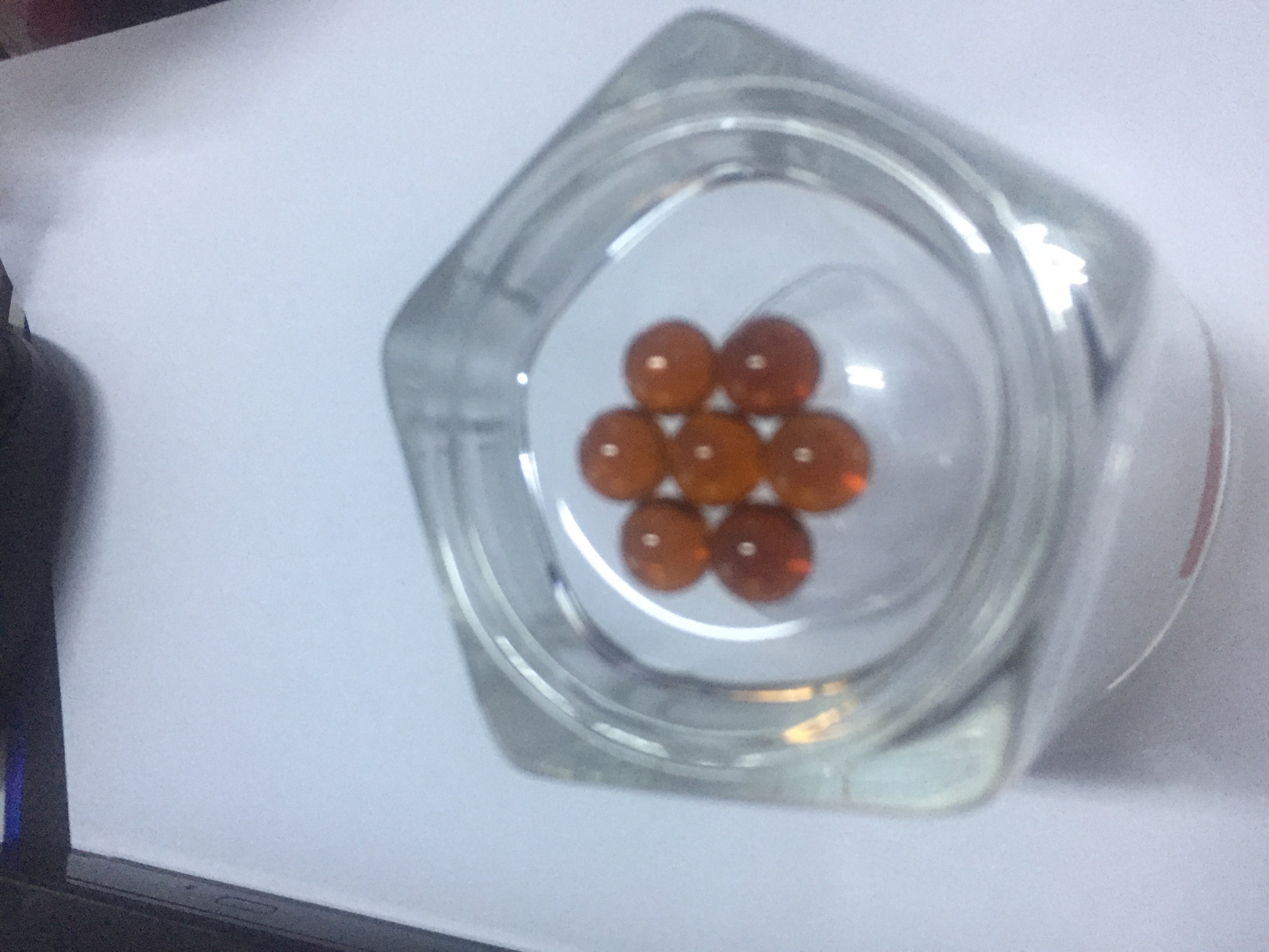 Bộ 2 viên bi màu hổ phách đường kính 7mm hoặc 8mm hoặc 9mm hoặc 10mm phục vụ cho găm bi, cấy bi