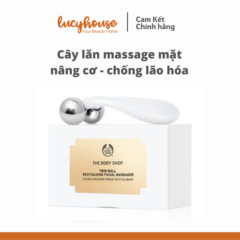 Cây lăn mát xa mặt revitalising facial roller The Body Shop