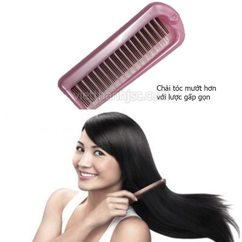 Lược chải tóc có thể gấp gọn Hàng Nhật