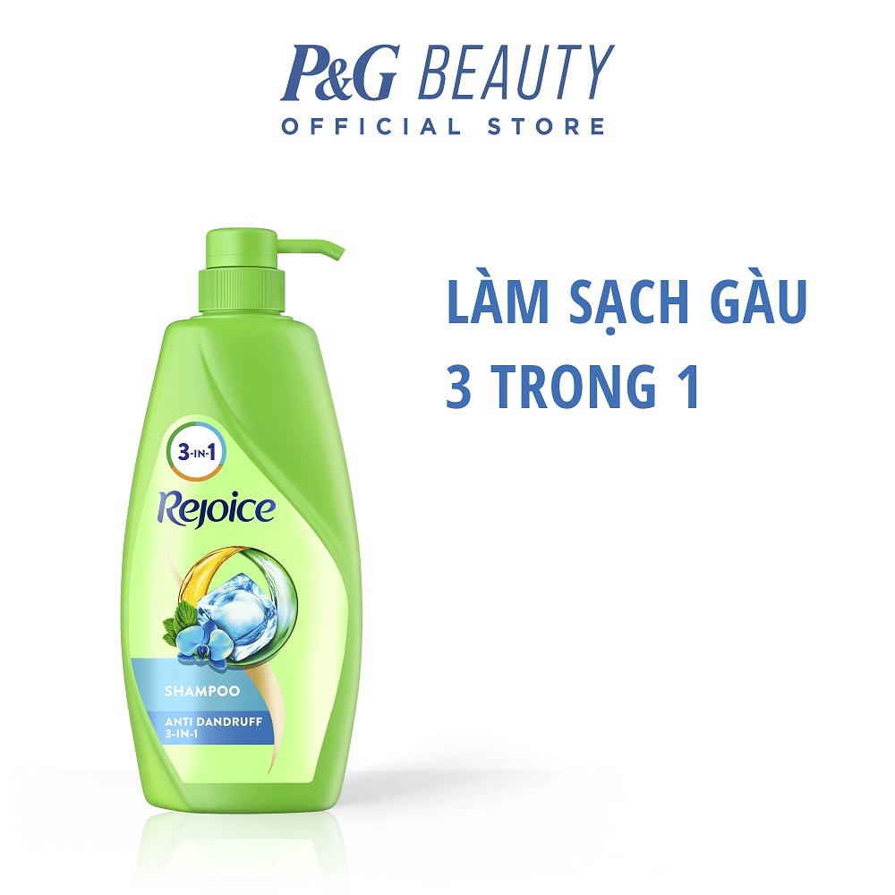 Dầu gội rejoice làm sạch gàu 3 in 1 630ml