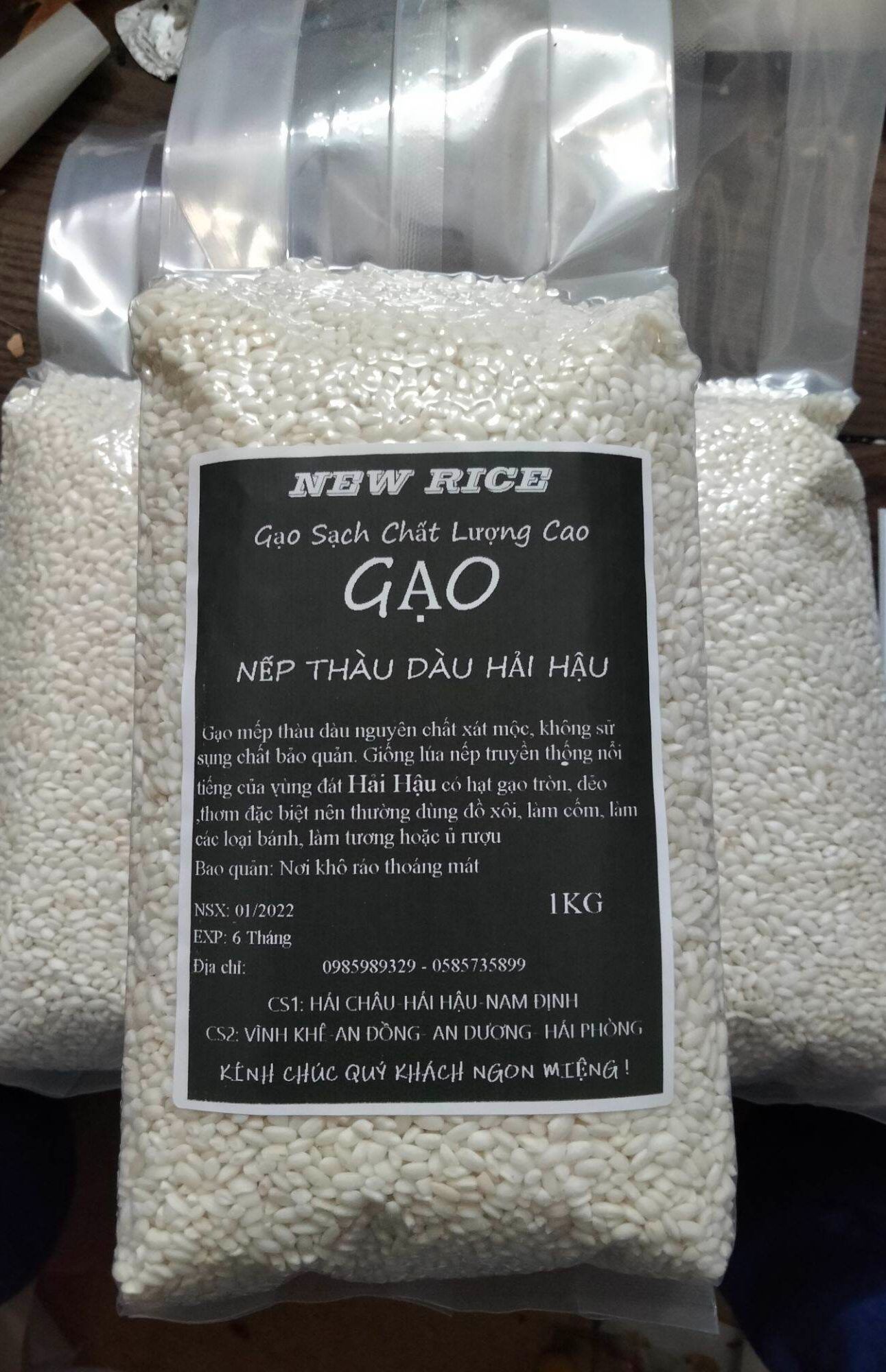 Đặc sản gạo nếp Thàu Dầu (Hải Hậu Nam Định)
