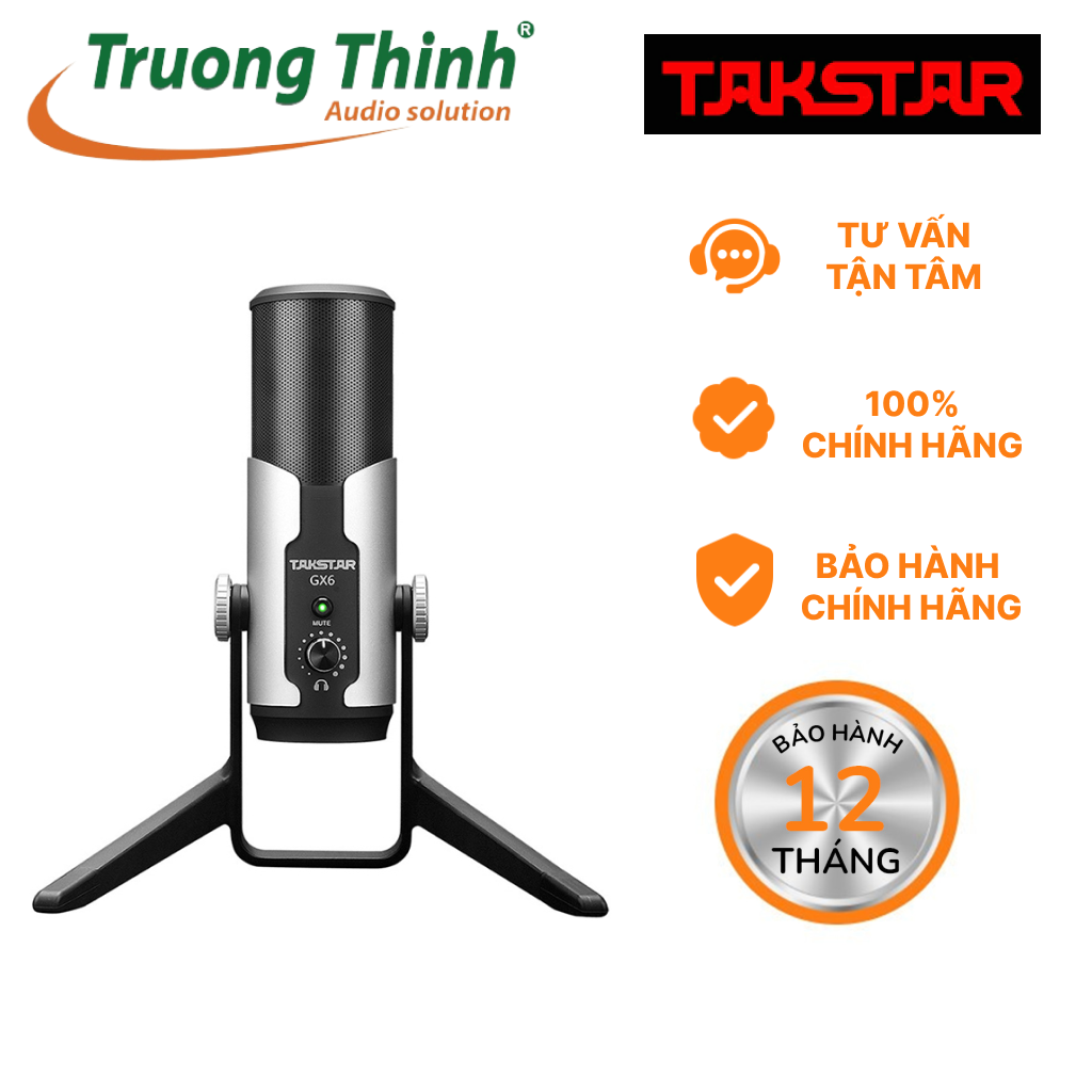 Micro livestream takstar gx6 - microphone thu âm takstar gx-6 - trường thịnh audio solution
