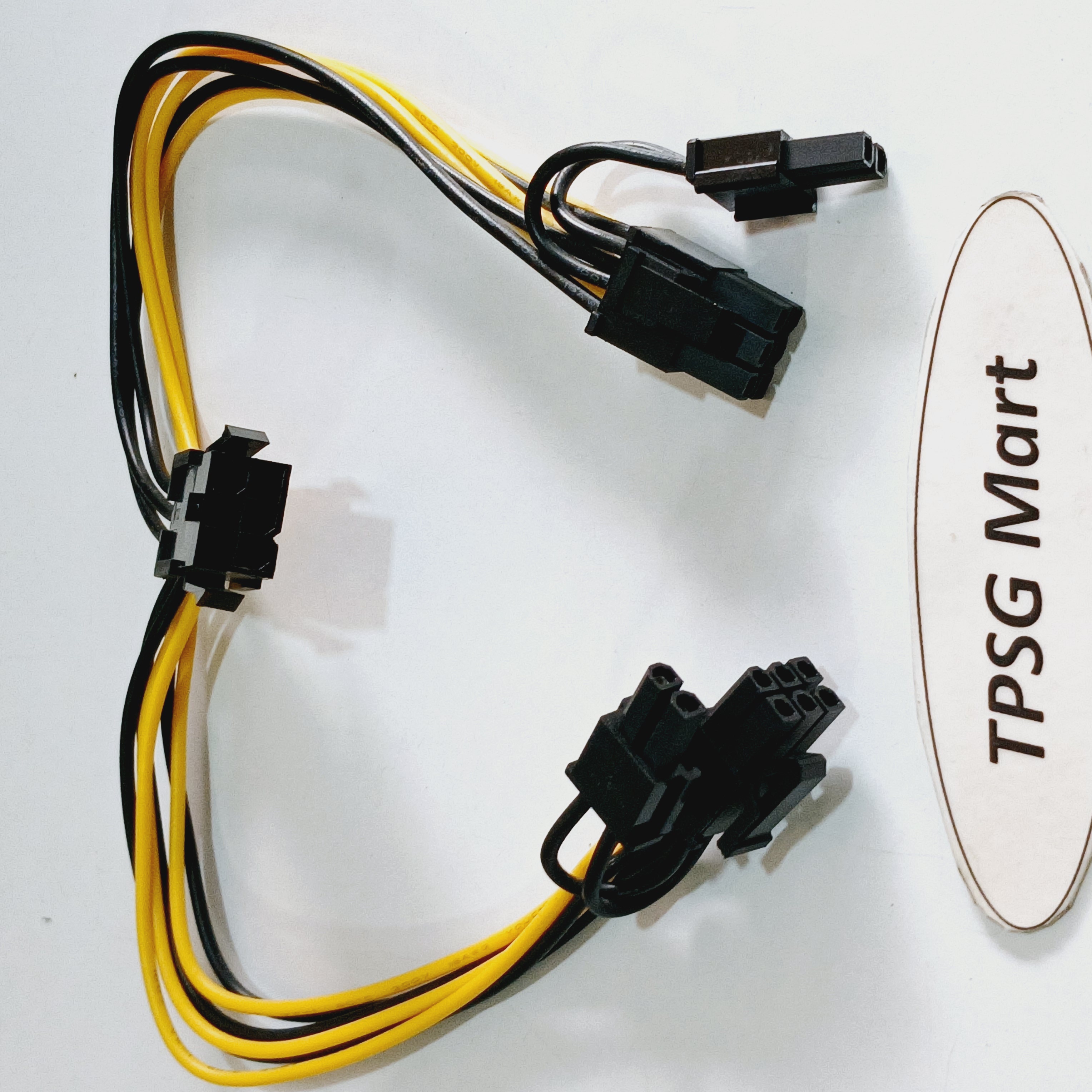 Cáp chia nguồn 6 Pin 1 ra 2 hoặc 6 Pin ra 8 Pin (2 đầu 8 Pin) / Nối dài nguồn 6 Pin (2 Pin rời) / Dài 20Cm