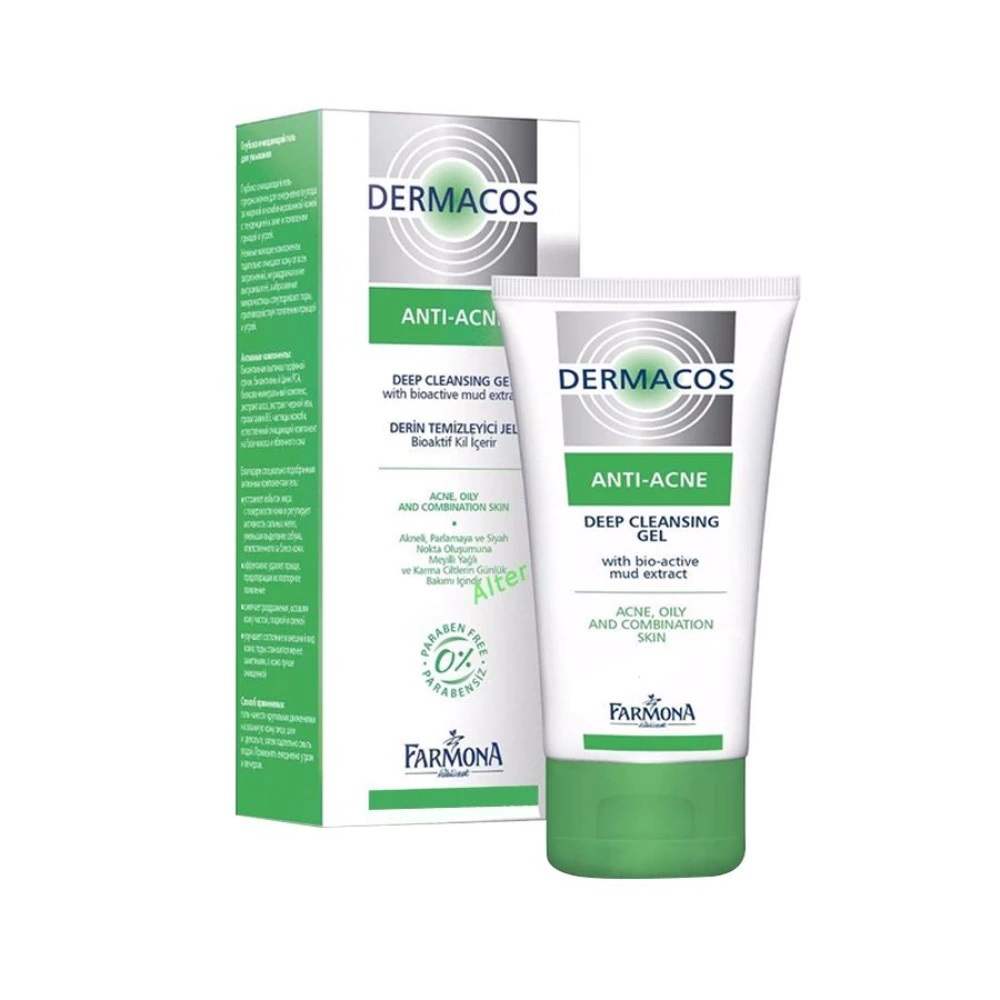 Farmona Dermacos Anti-Acne Deep Cleansing Gel 150ml Deeply Cleanses Oily Skin