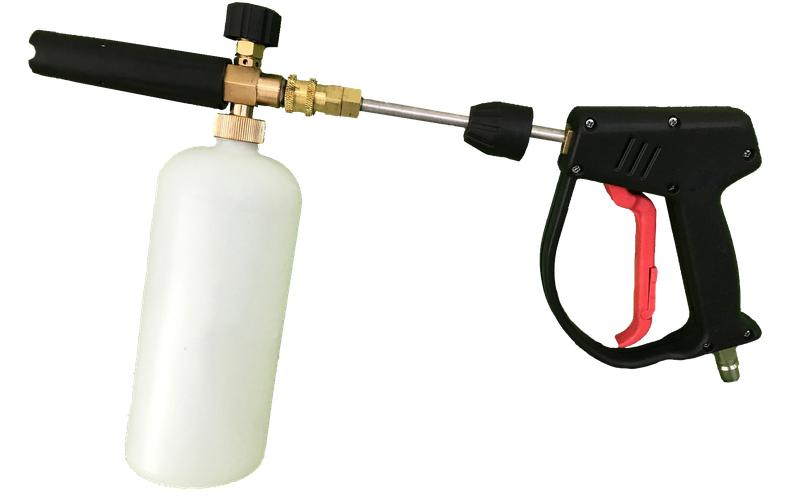Bình tạo bọt tuyết tặng khớp nối đồng 100% cao cấp gắn súng phun xịt rửa cho máy rửa xe cao áp, máy xịt rửa cao áp, máy rửa xe gia đình