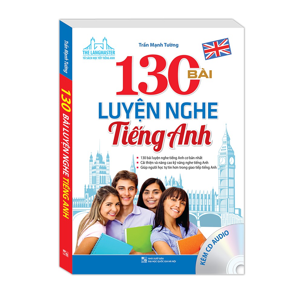 Sách - 130 bài luyện nghe tiếng anh