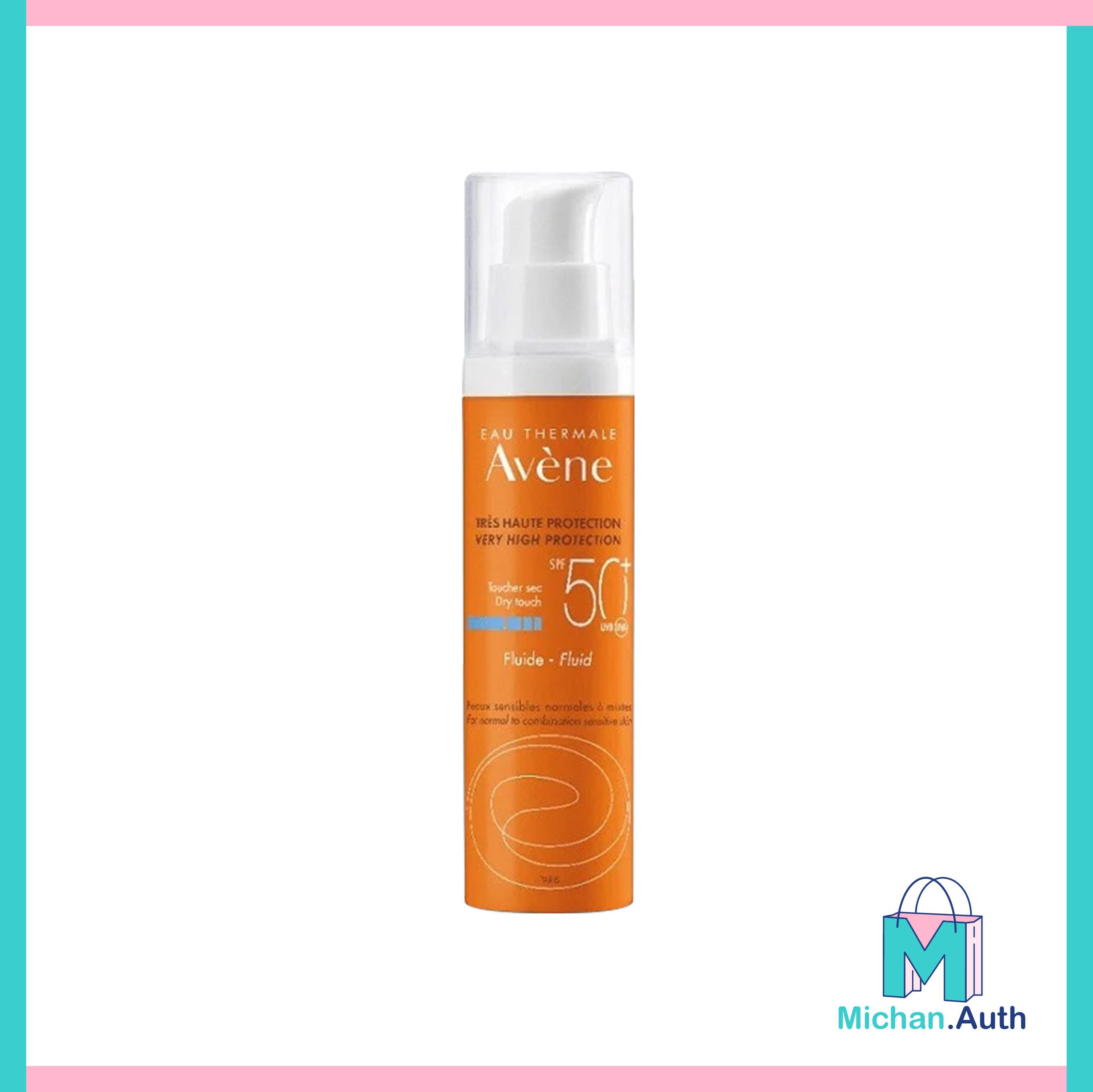 Kem chống nắng avene dry touch fluide spf50+ 50ml