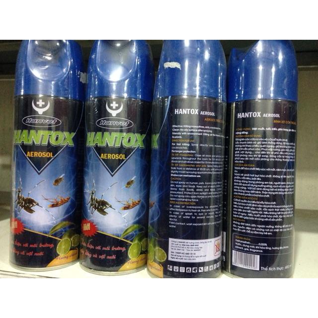 Xịt muỗi hantox aerosol - chai 600ml