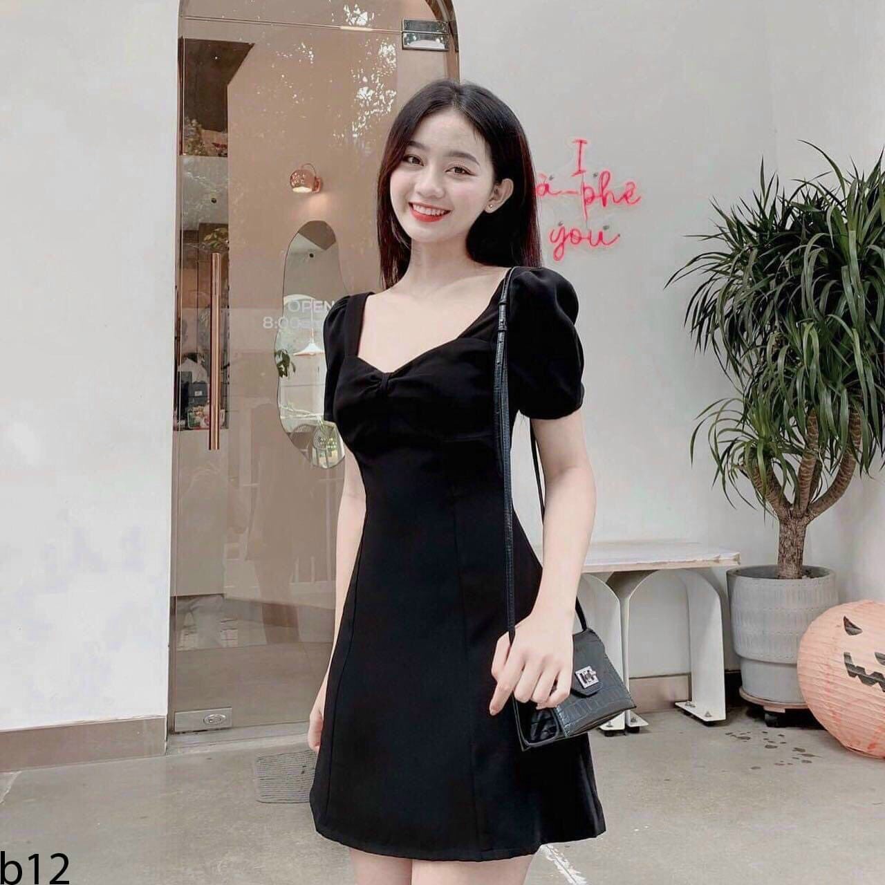 Đầm nữ dạo phố công sở from đơn giản