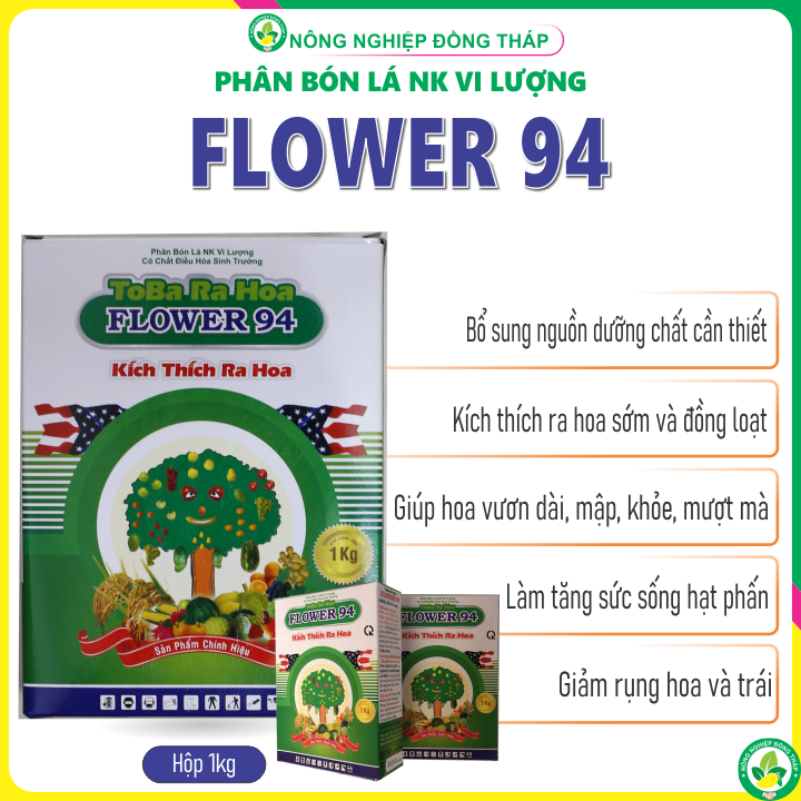 Kích ra hoa FLOWER 94 TOBA hộp 1kg