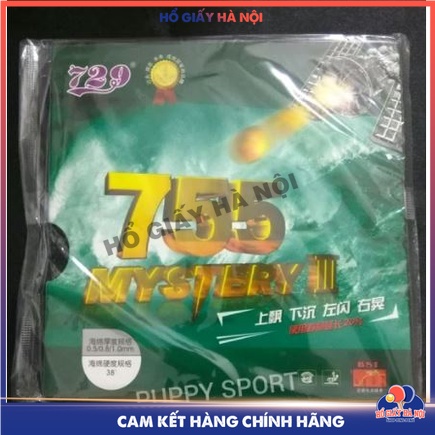 Mặt Vợt Bóng Bàn Gai Phòng Thủ 729 755 Mystery III Chuyên Gia Phòng Thủ