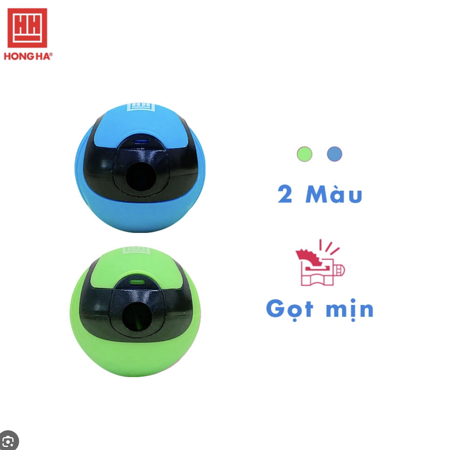 Chuốt gọt bút chì trái banh hồng hà sp-02 - 3509
