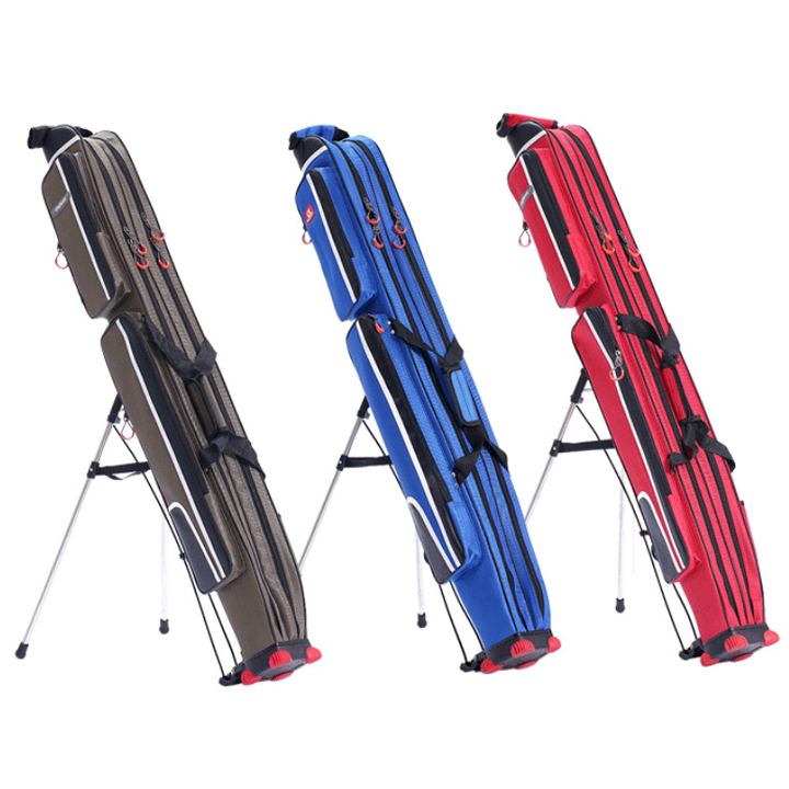 Túi Đựng Cần Câu 2 Lớp 125cm Kèm Chân Đế