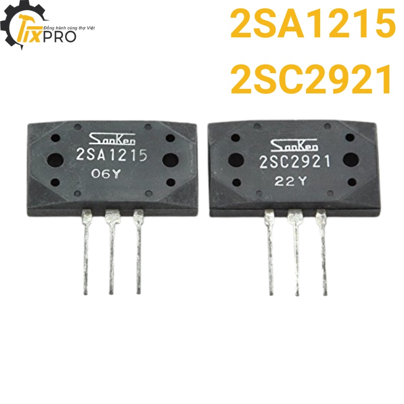 Cặp sò saken 2SA1215 2SC2921 tháo máy chính hãng