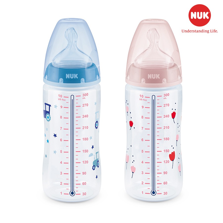 Bình sữa cảm biến nhiệt - báo nóng nuk pp