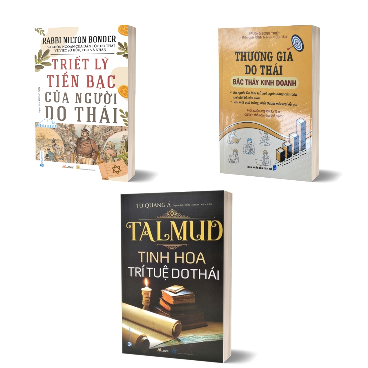 Sách - Combo TalMud - Tinh Hoa Trí Tuệ Do Thái + Thương Gia Do Thái +