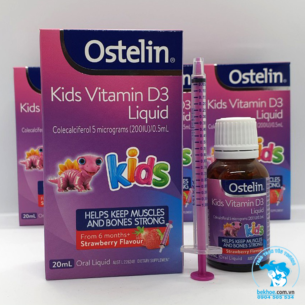 Ostelin D3 - Vitamin D3 Ostelin Liquid 20ml Úc