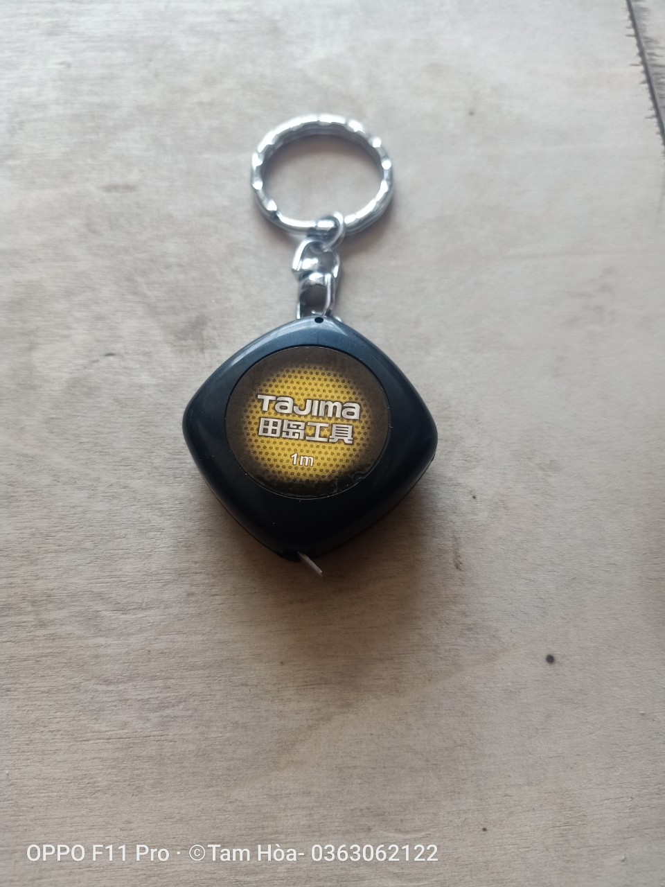 Thước kéo mini gắn chìa khóa dài 1 mét TAJIMA Petit