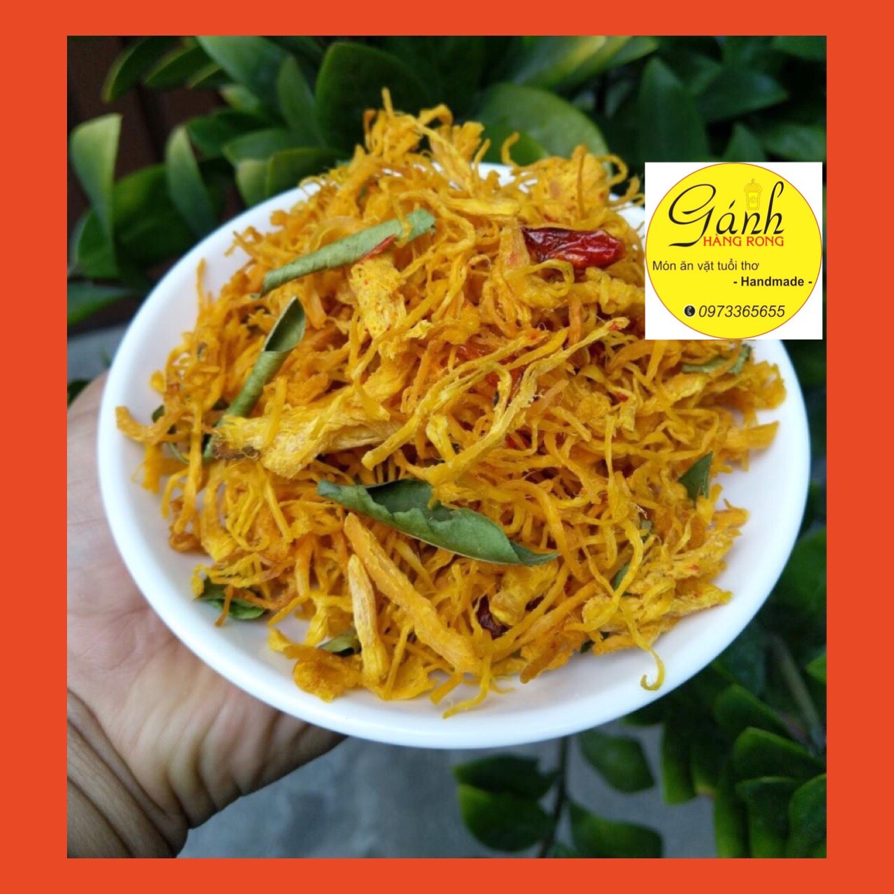 1kg khô gà lá chanh khô gà xé cay lá chanh