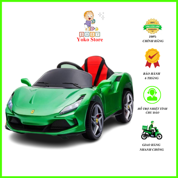 Xe Ô Tô Điện Trẻ Em Yoko Ferrari 243